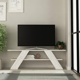 Farfalla Modern TV Stand Multimedia Centre TV Unit With Shelves 120cm - Decortie